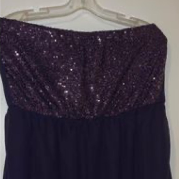Strapless sparkly midi dress - Picture 2 of 2